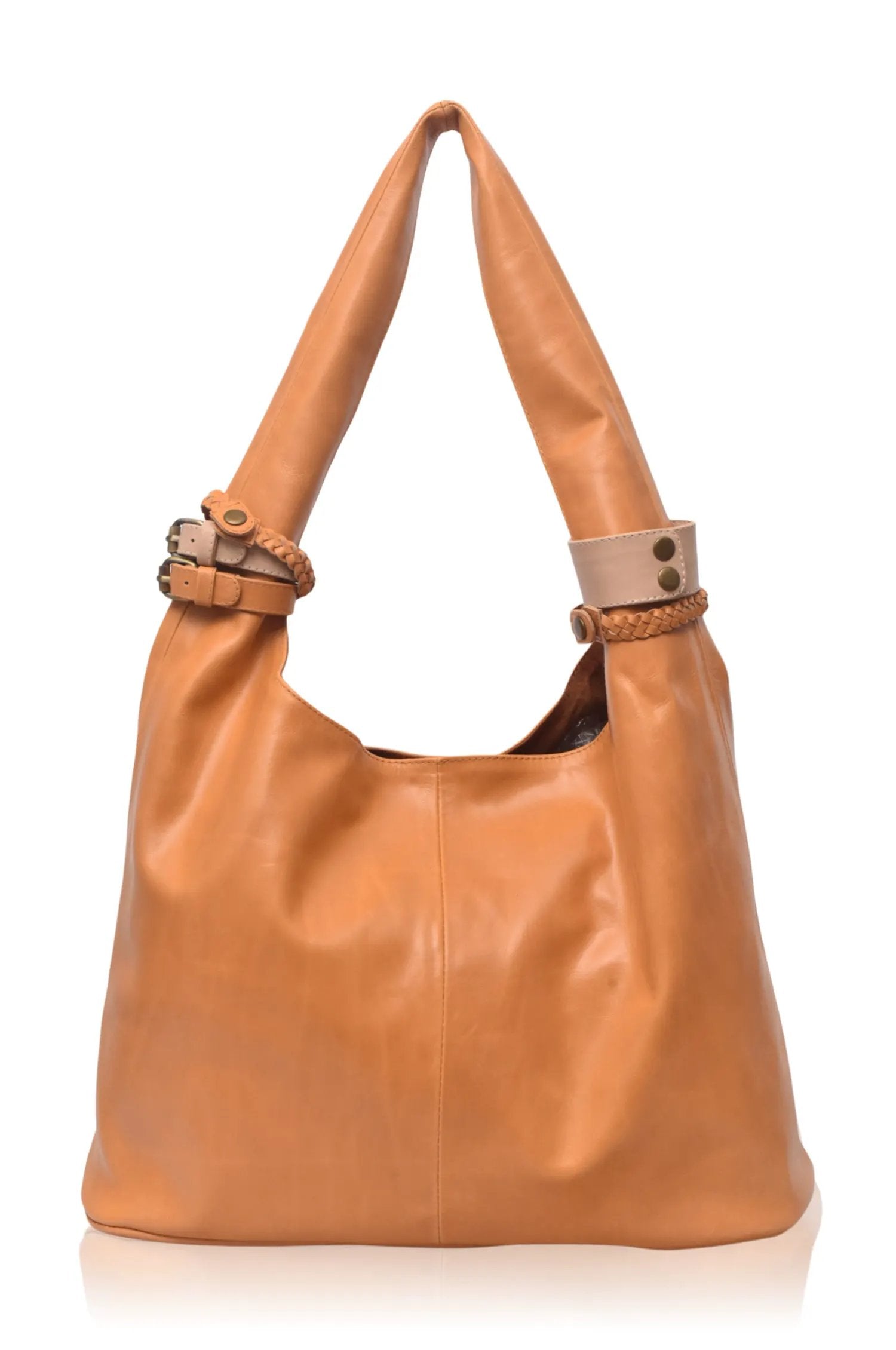 Serendipity Slouchy Leather Tote Bag by ELF