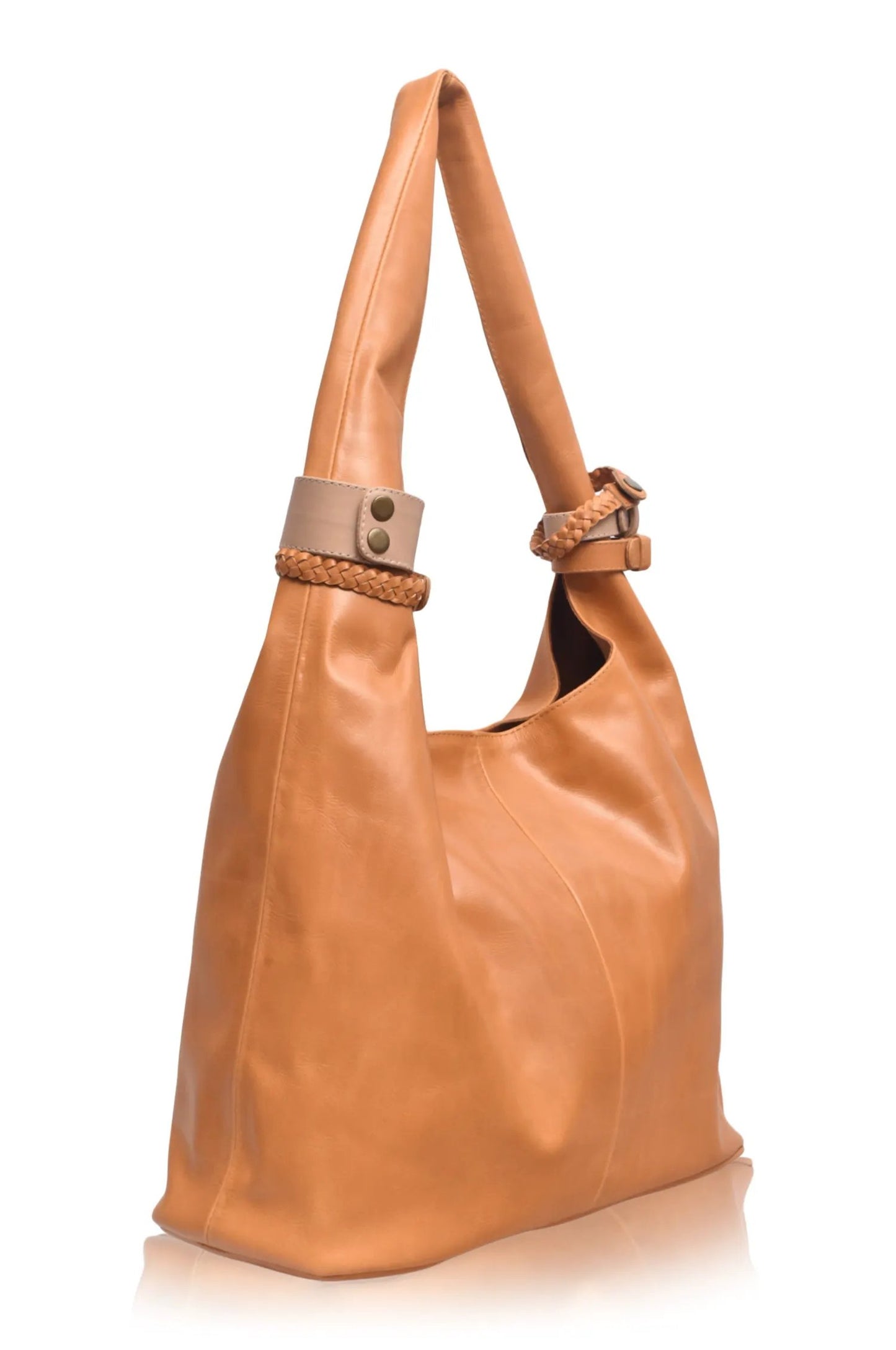 Serendipity Slouchy Leather Tote Bag by ELF