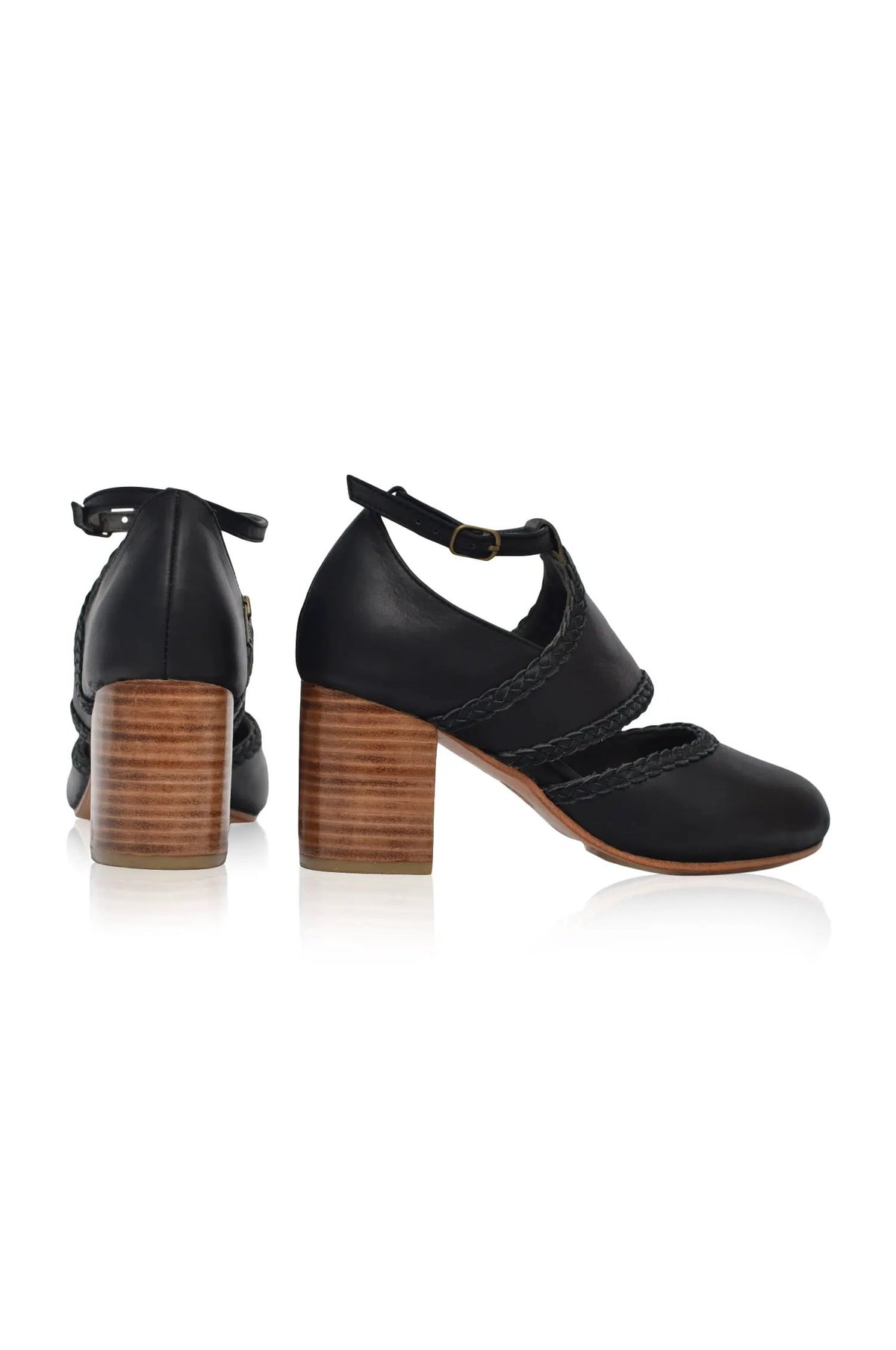 Serenity Leather Heels (Sz. 10.5) by ELF