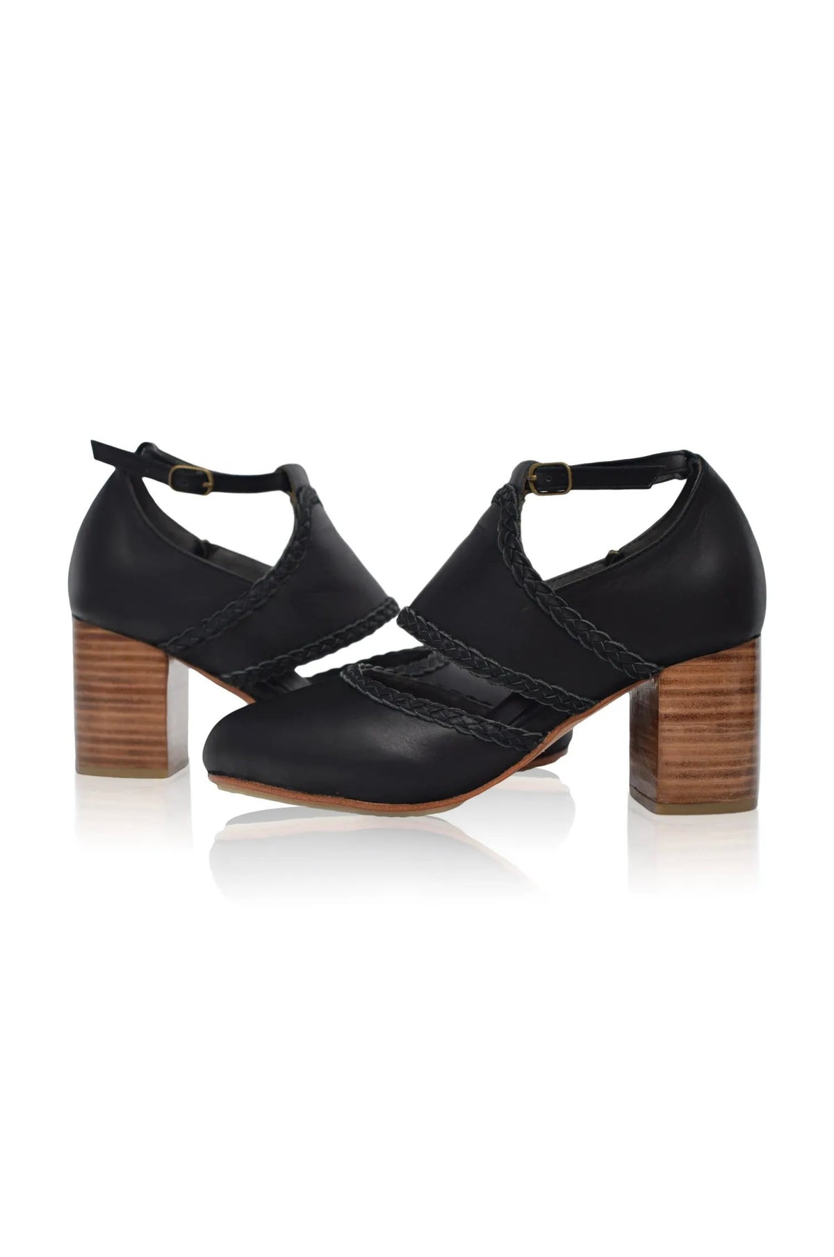 Serenity Leather Heels (Sz. 10.5) by ELF