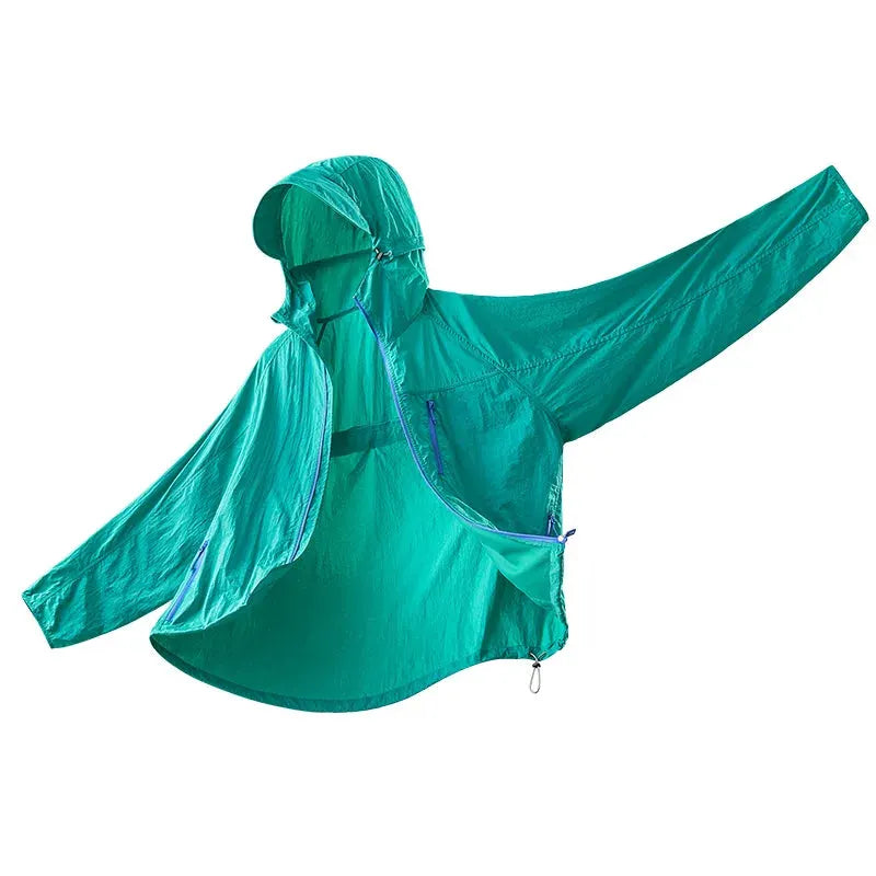 Lightweight Hooded Hiking Jacket with Packable Outdoor Design by Vimost Shop