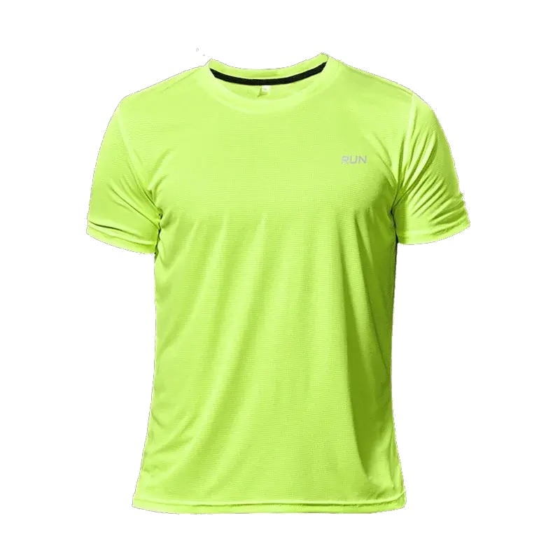 Mens Long and Short Sleeve Ice Silk Quick Dry Sports Top for Running Gym Hiking and Outdoor Training by Vimost Shop