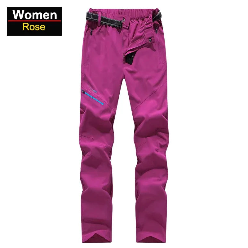 Women's Quick Dry Lightweight Hiking Pants with Zipper Pockets by Vimost Shop