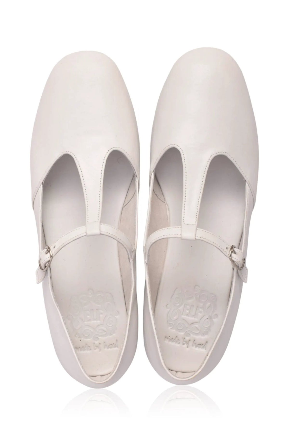 Simplicity Round Toe T-Strap Flats by ELF