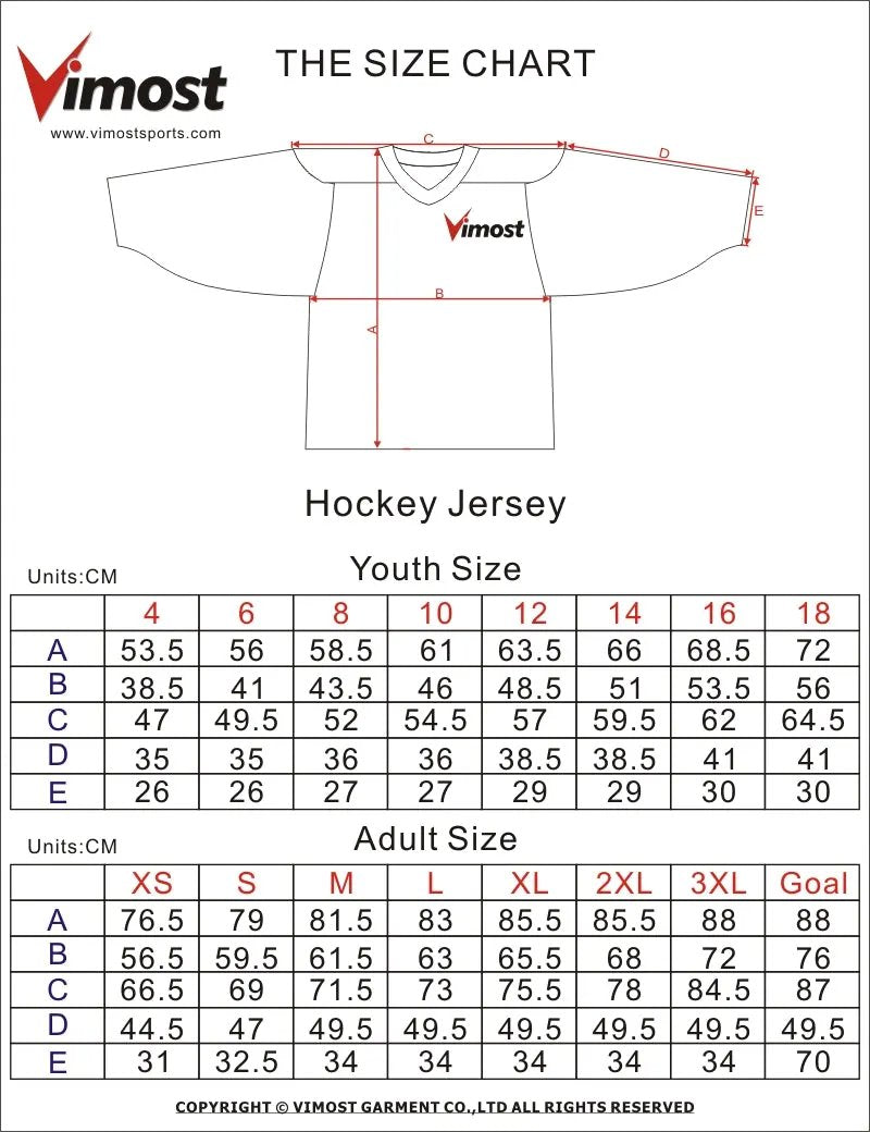Custom Gray Vimost Ice Hockey Jersey by Vimost Sportswear