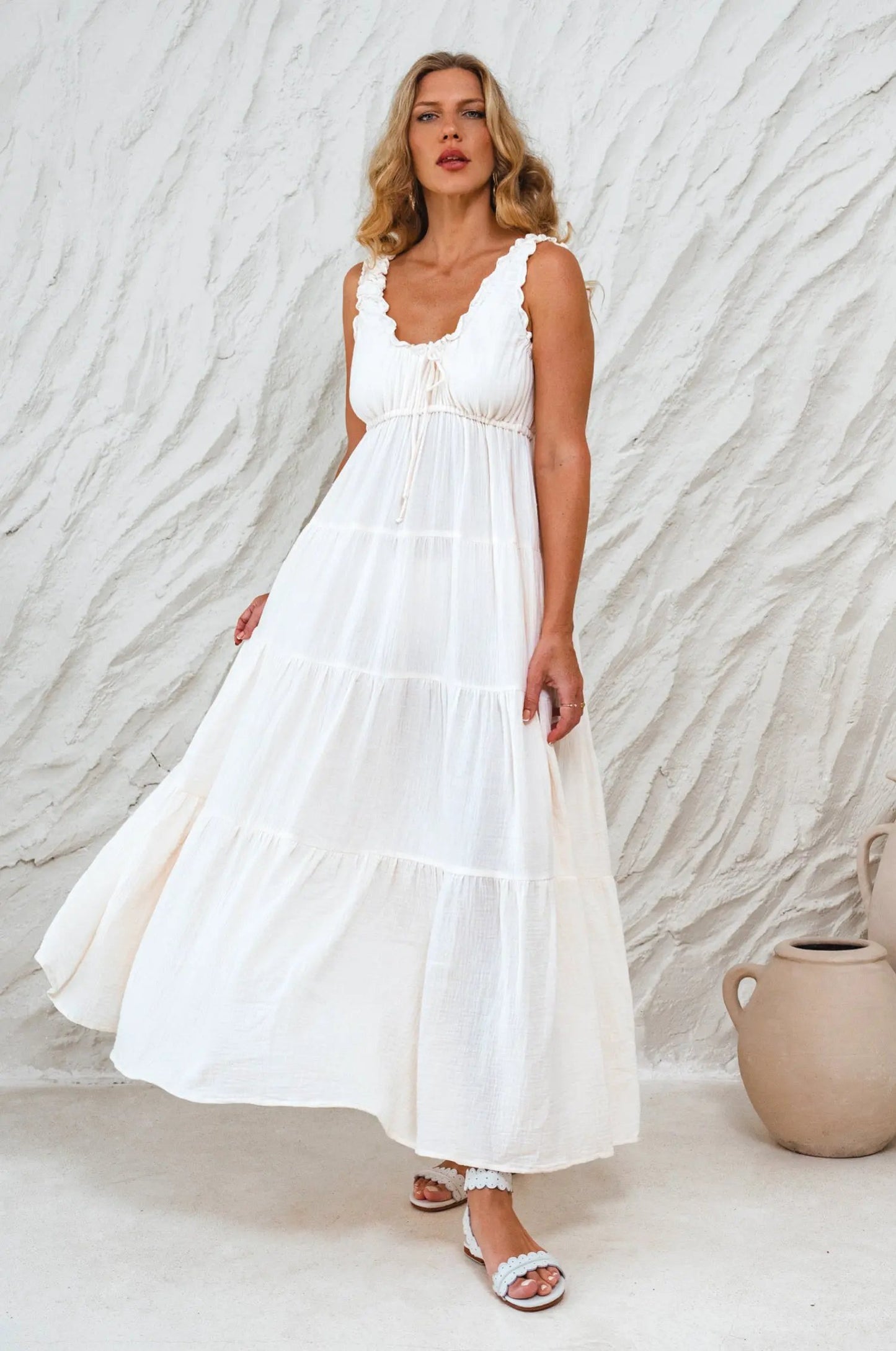 Soft Love Cotton Maxi Dress by ELF