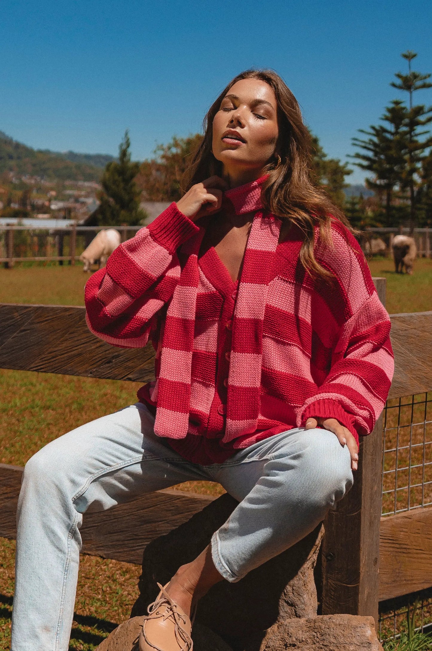 Soft Wind Oversized Button Down Cardigan by ELF