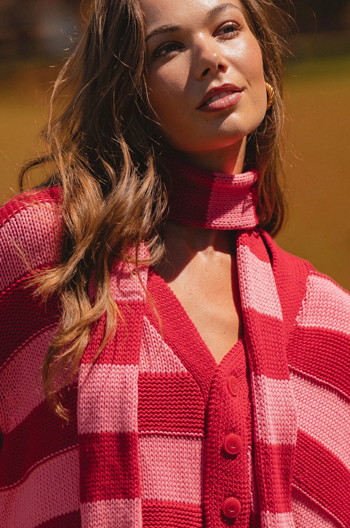 Soft Wind Oversized Button Down Cardigan by ELF