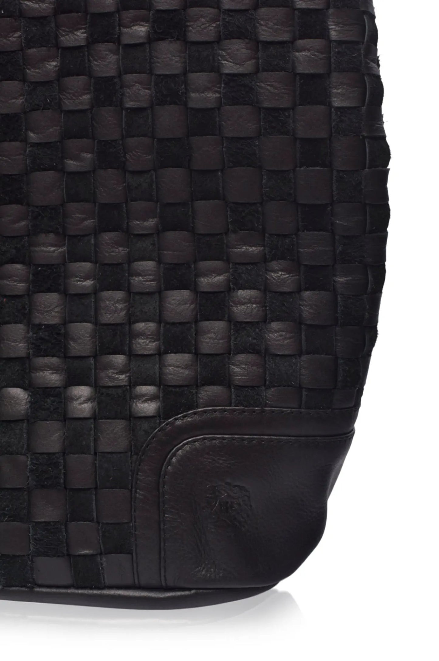 Soho Lane Woven Leather Shoulder Bag by ELF