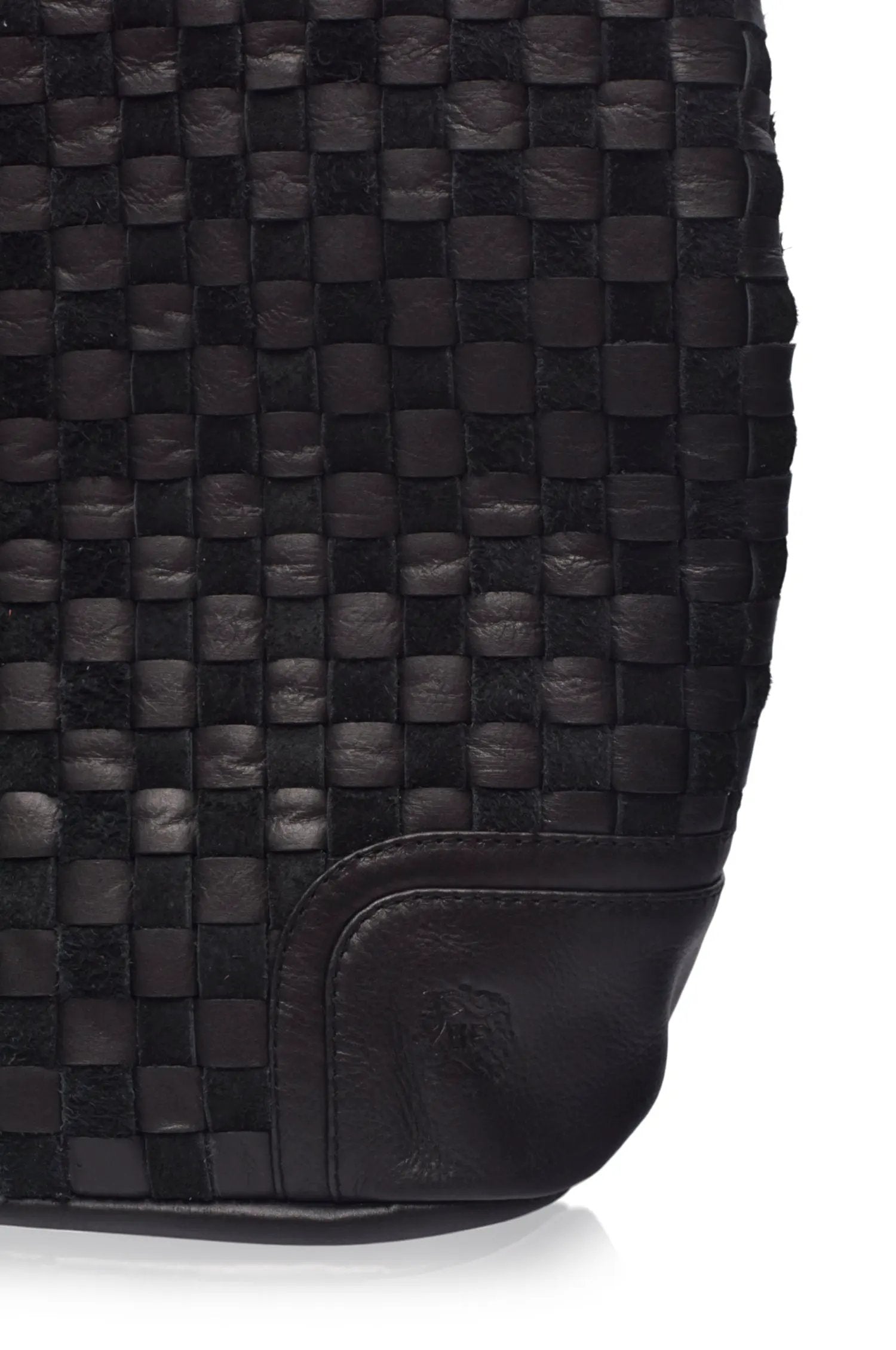 Soho Lane Woven Leather Shoulder Bag by ELF