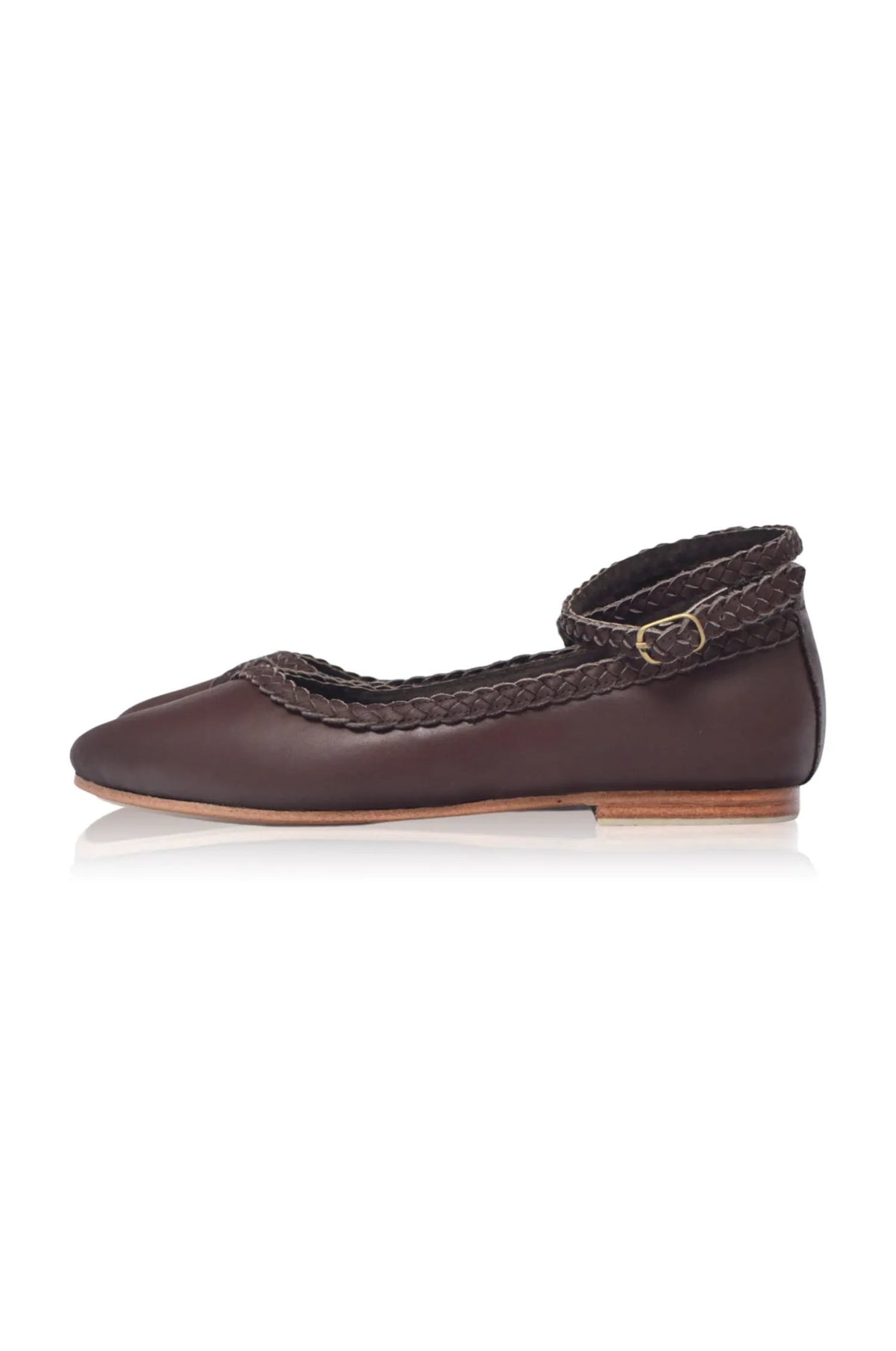 Soiree Braided Pointed Toe Flats by ELF