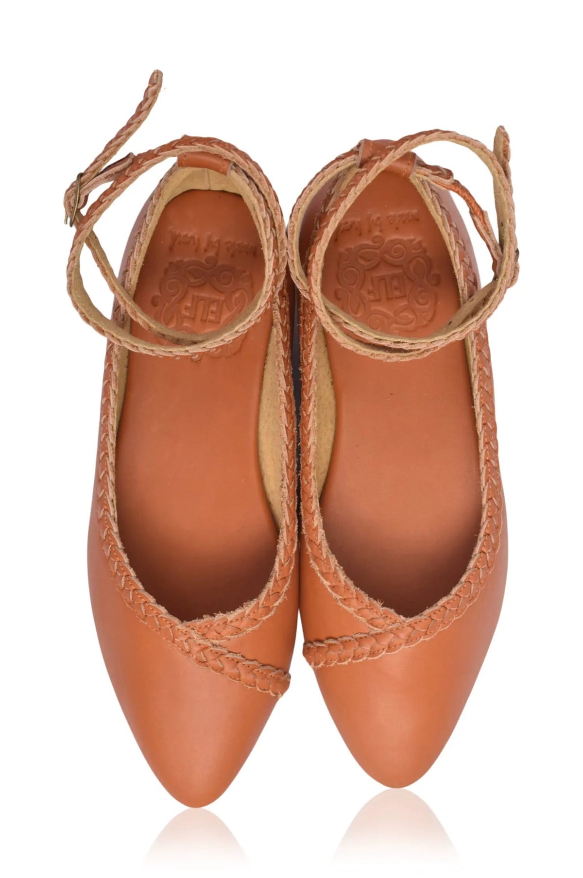 Soiree Braided Pointed Toe Flats by ELF