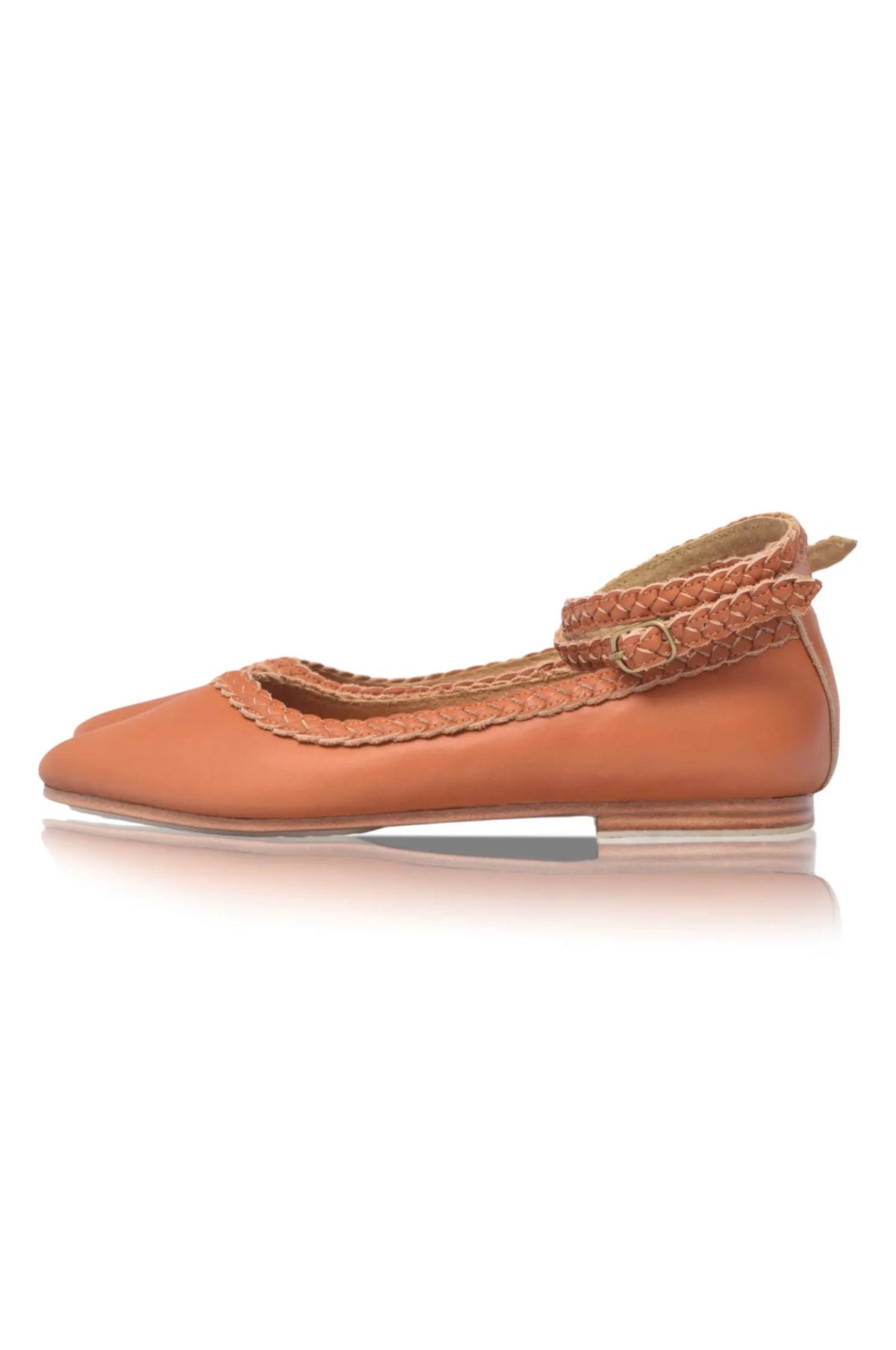 Soiree Braided Pointed Toe Flats by ELF