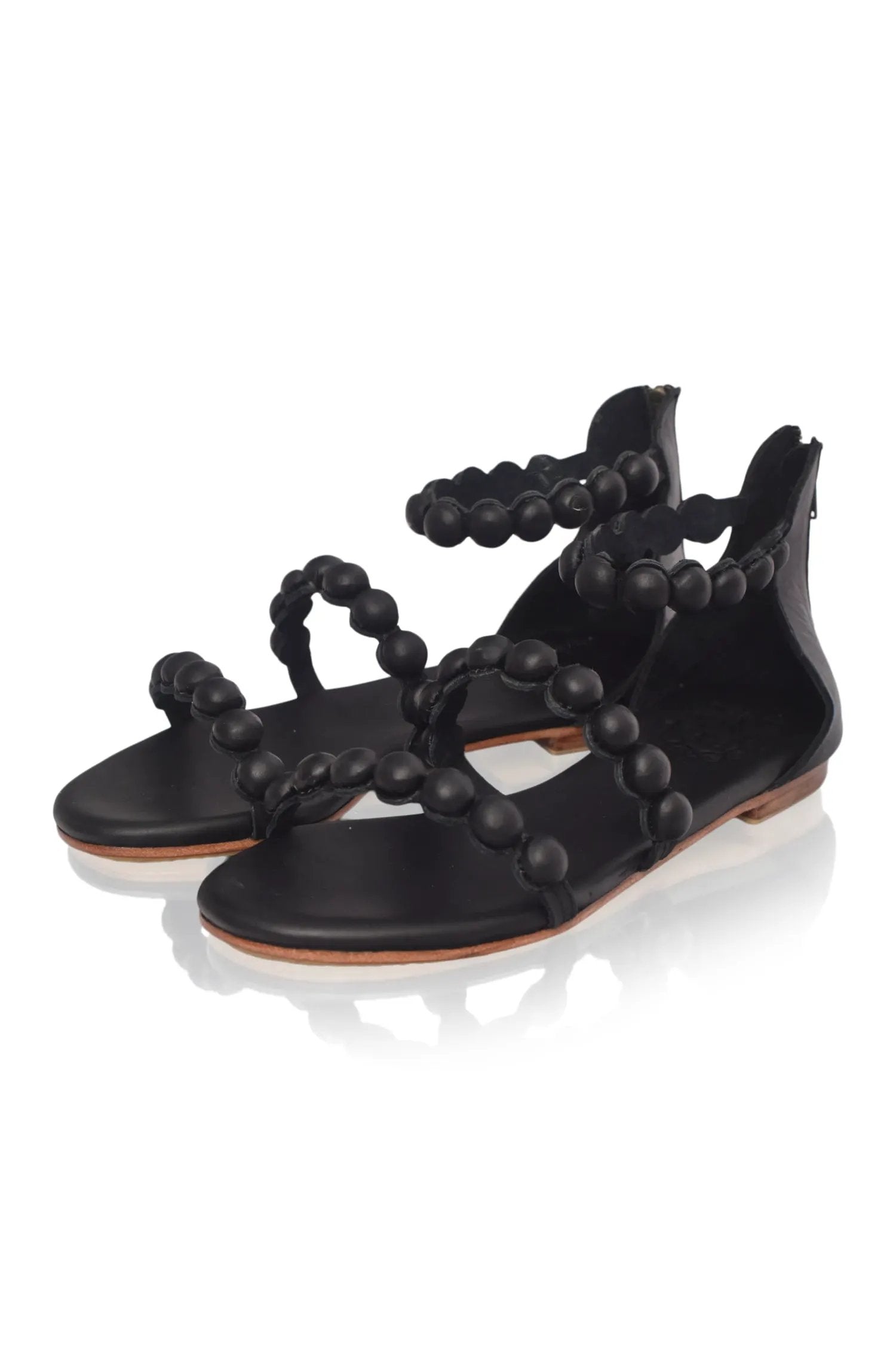 Sole Mio Leather Sandals by ELF