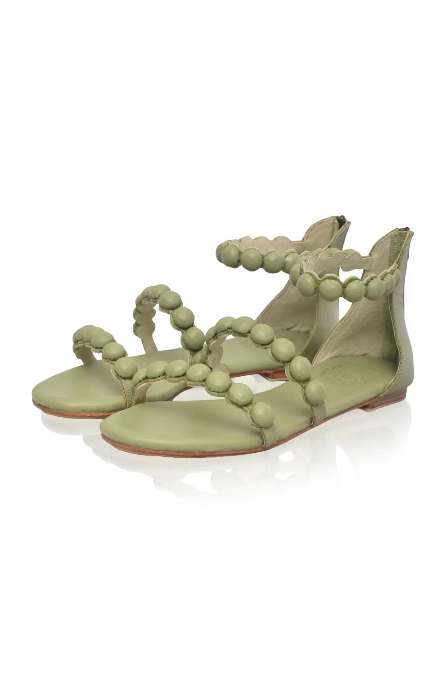 Sole Mio Leather Sandals (Sz. 8.5) by ELF