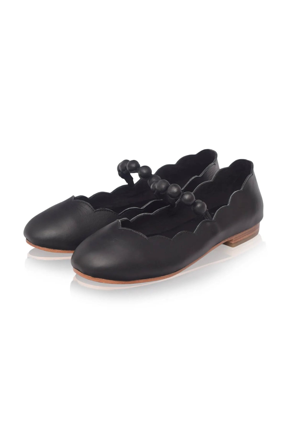 Solea Scalloped Mary Jane Flats by ELF