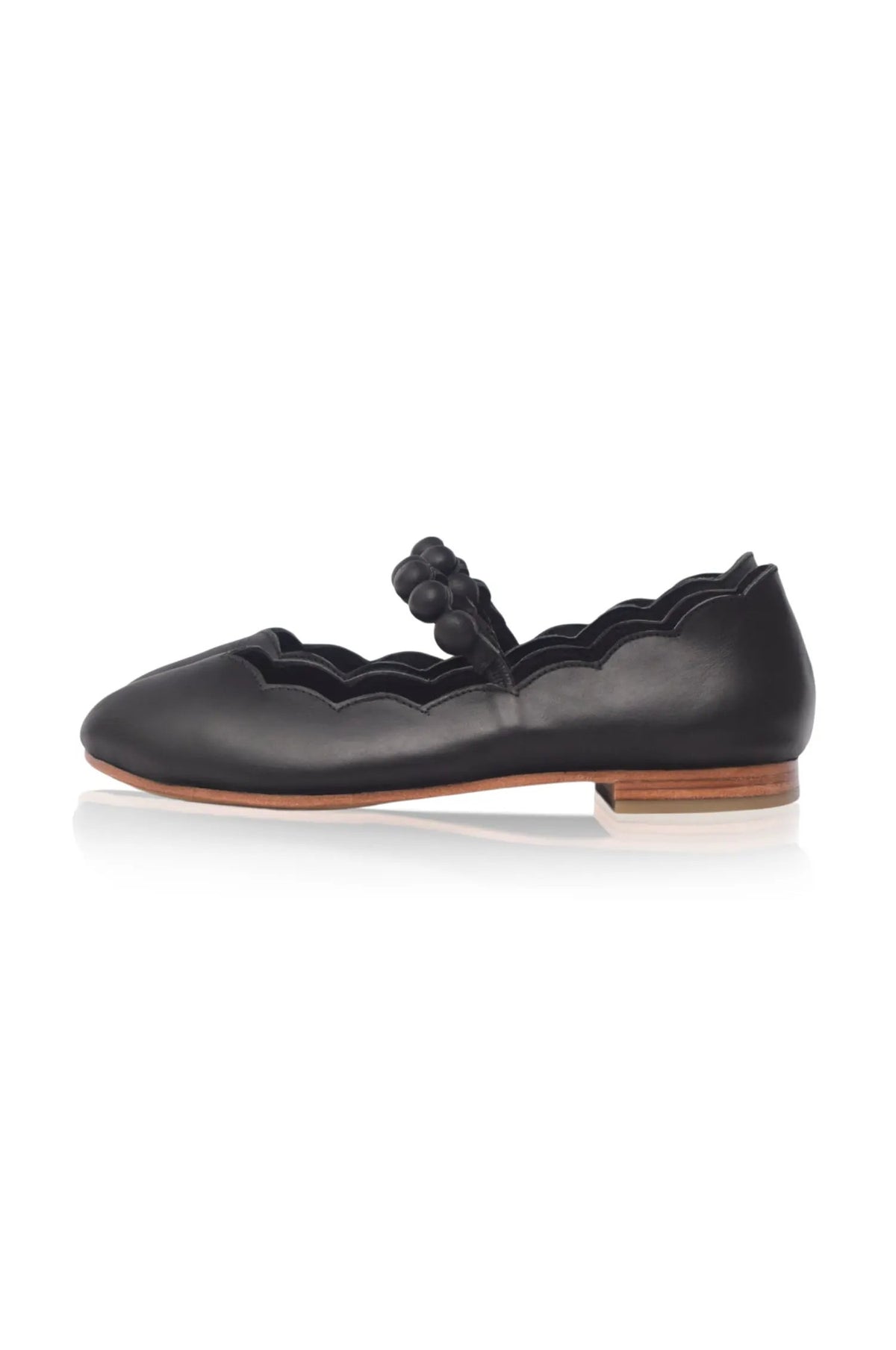 Solea Scalloped Mary Jane Flats by ELF