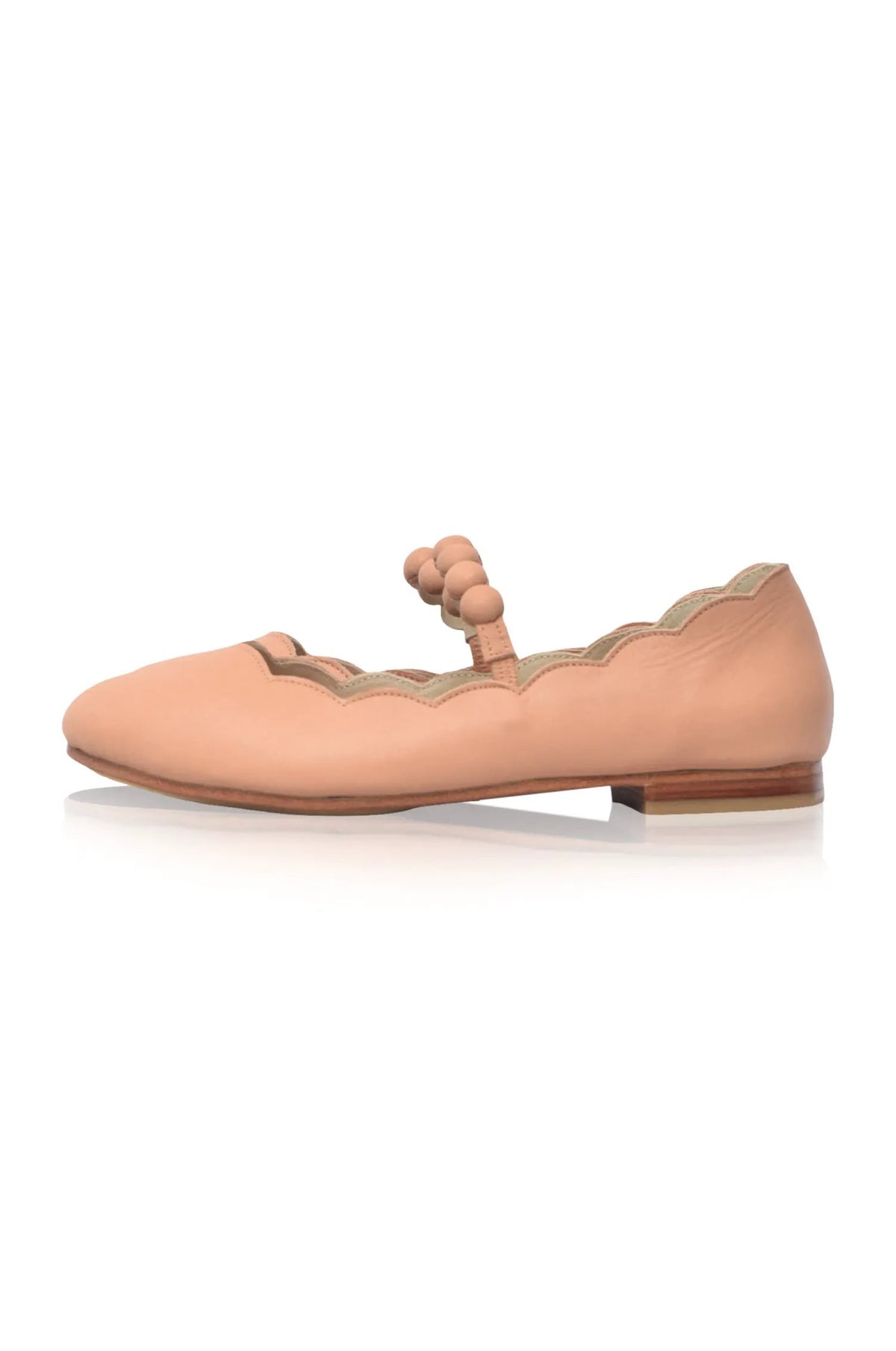 Solea Scalloped Mary Jane Flats by ELF