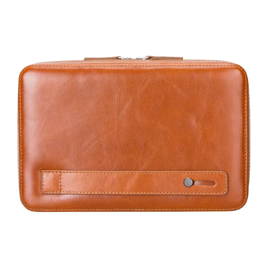 Medicine Handmade Leather Cable Travel Organizer by TORONATA