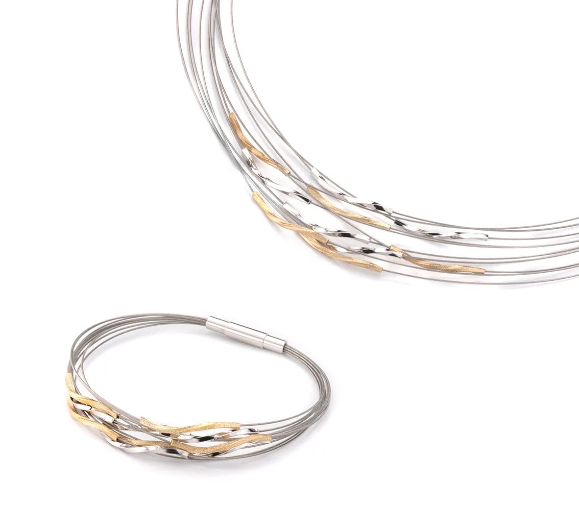 Gala Design Armband Sonic Square Gold J0153 by Jwls4u