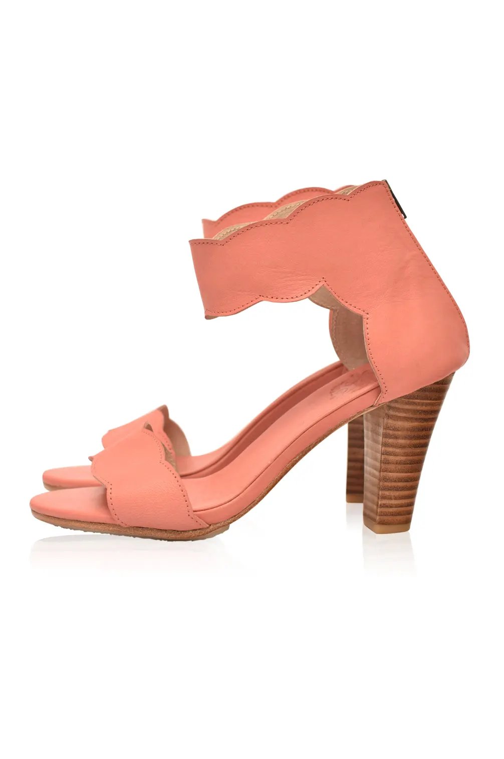 Spanish Mystery Leather Heels (Sz. 9) by ELF