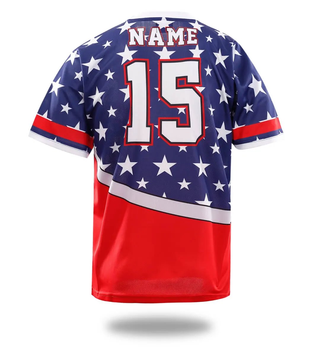 Custom Stars Baseball Tee Shirt by Vimost Sportswear