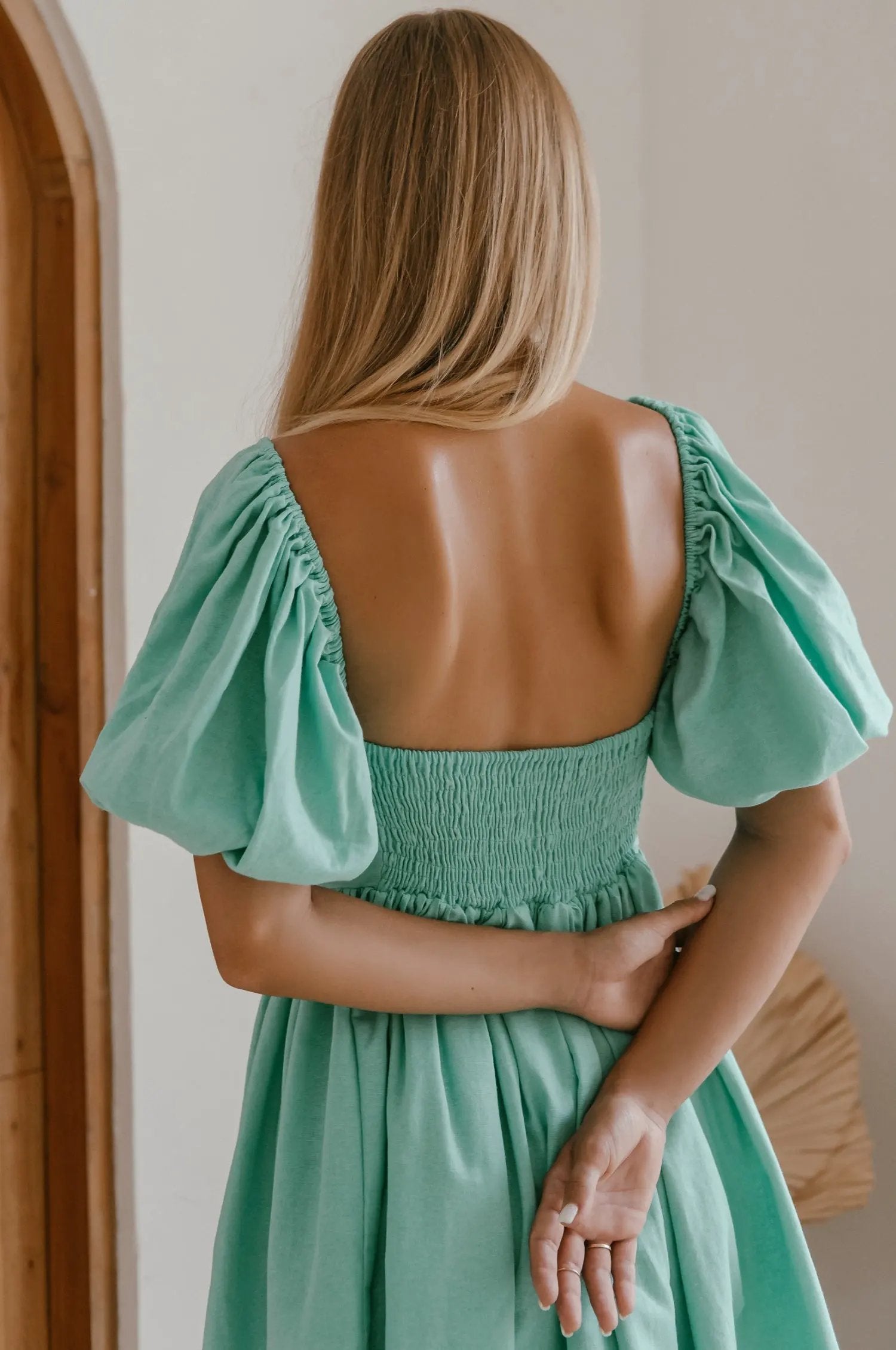 Strawberry Fields Puff Sleeve Mini (Sale) by ELF