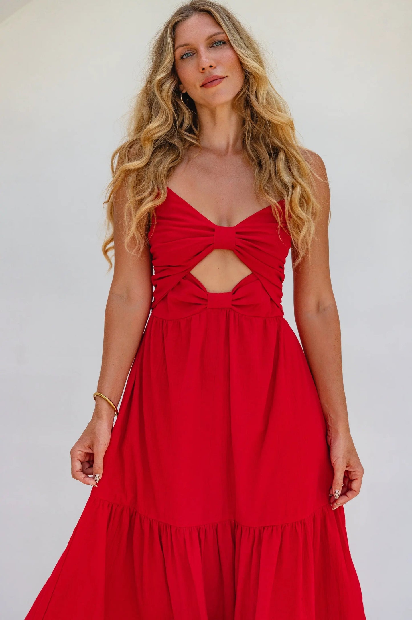 Sun Island Strappy Midi Dress by ELF