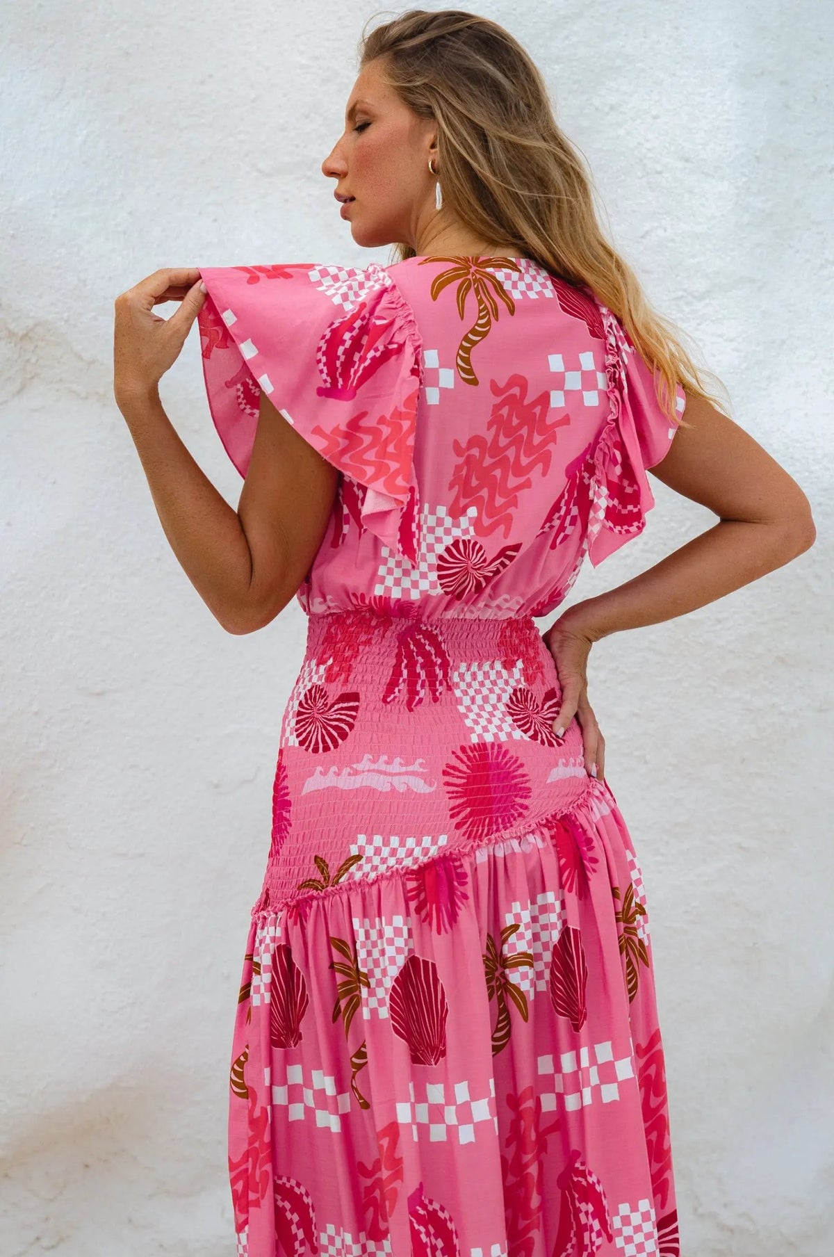 Sunshine Bohemian Midi Dress (Sale) by ELF