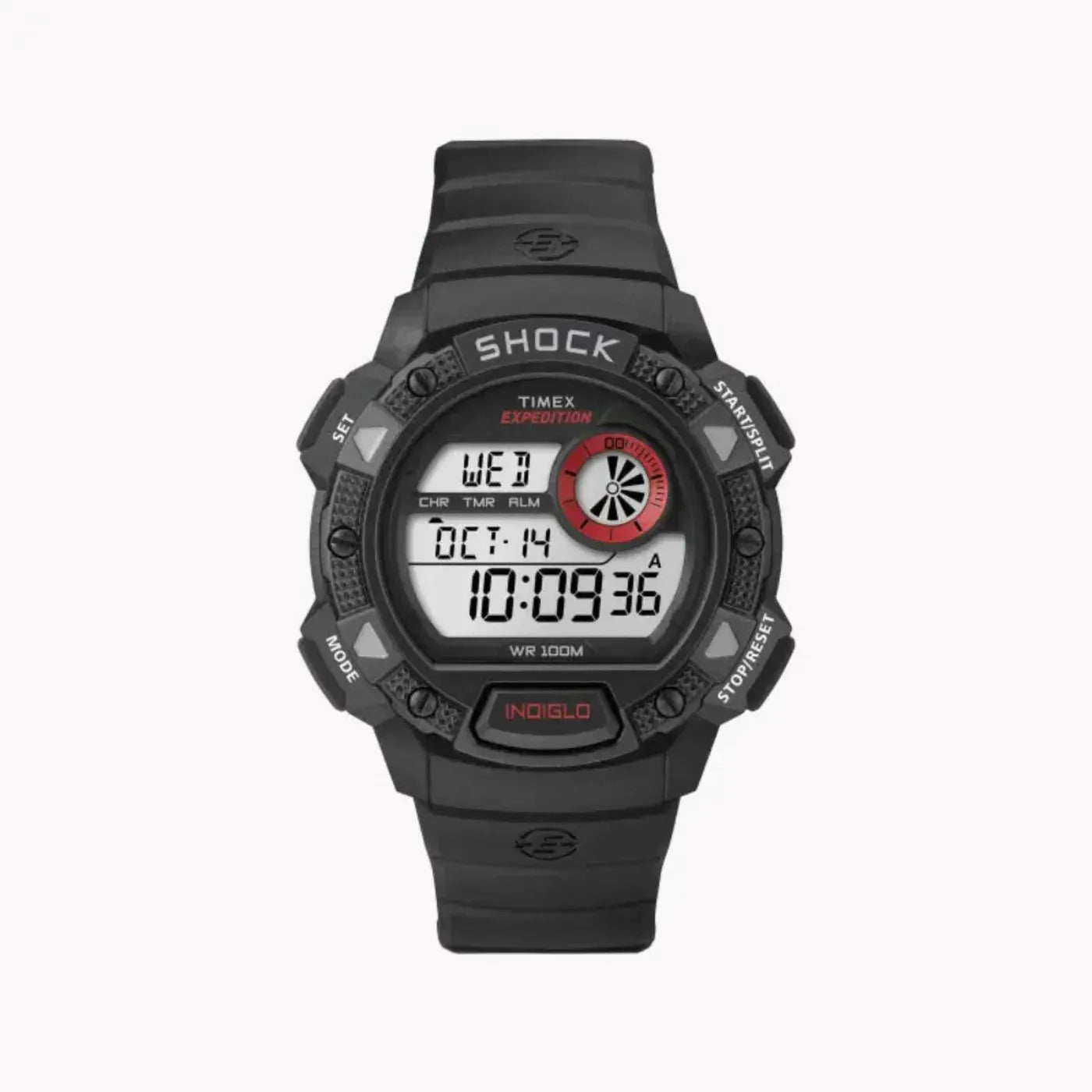 Timex Men's Black Resin Watch, Digital Dial | T49977 by TIMEX