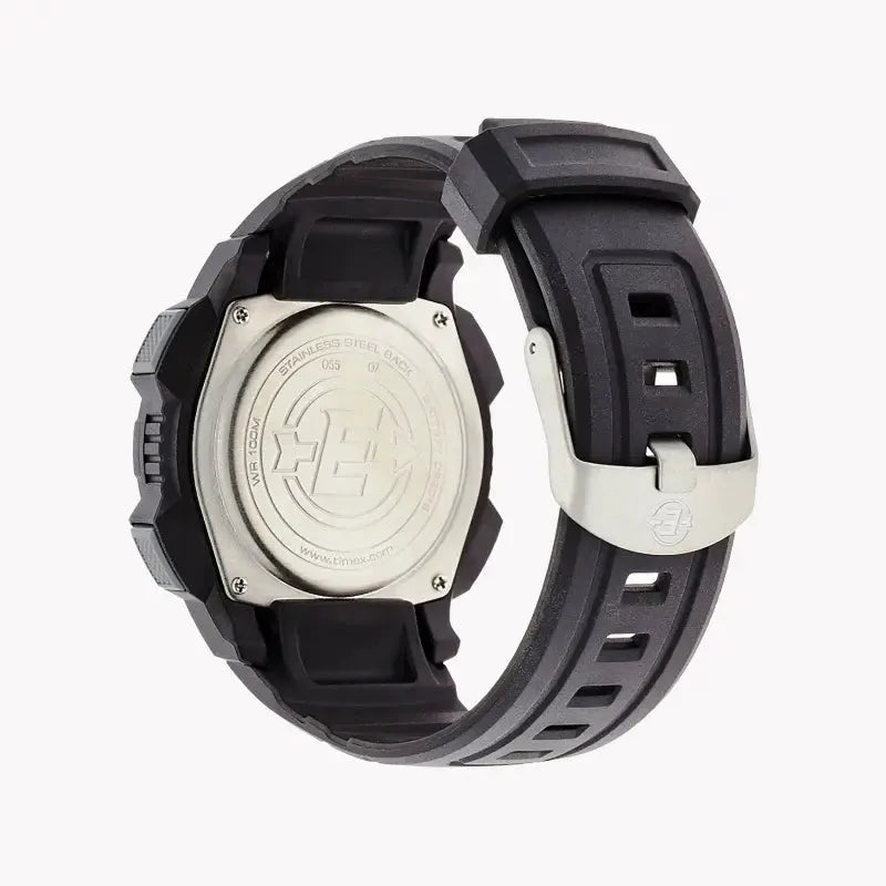 Timex Men's Black Resin Watch, Digital Dial | T49977 by TIMEX