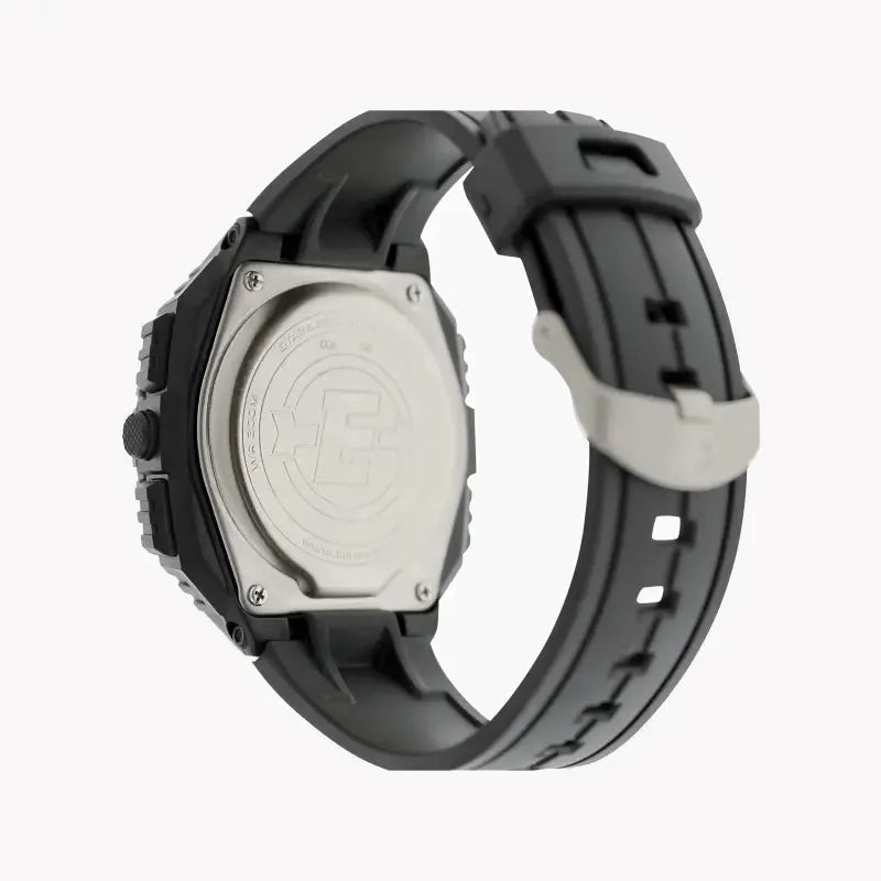 Timex Men's Black Resin Digital Watch, Rugged Design | T49983 by TIMEX