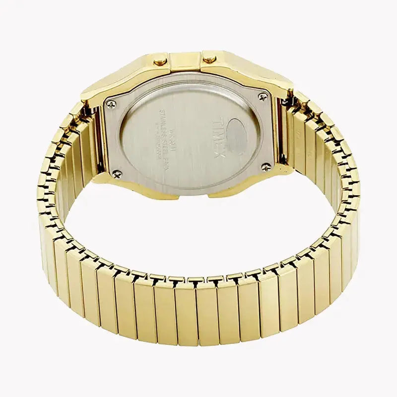 Timex Men's Gold Stainless Steel Watch, Digital Dial | T78677 by TIMEX