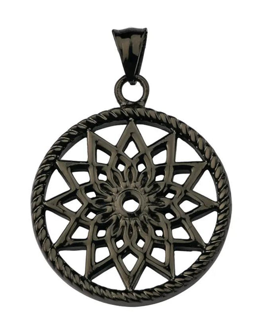 Dreamcatcher Hanger Star Zwart TF01BK by Jwls4u