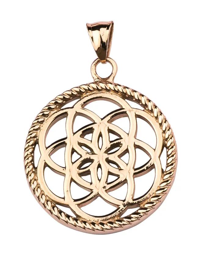 Jwls4u Dreamcatcher Pendant Rose Gold Elegant Stainless Steel For Women by Jwls4u