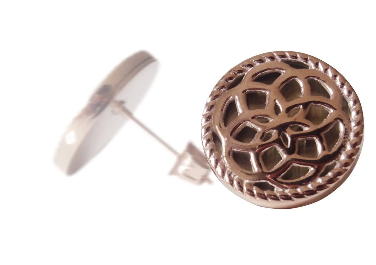 Dreamcatcher Oorbellen Flower Rosé-Gold TFE02SRO by Jwls4u