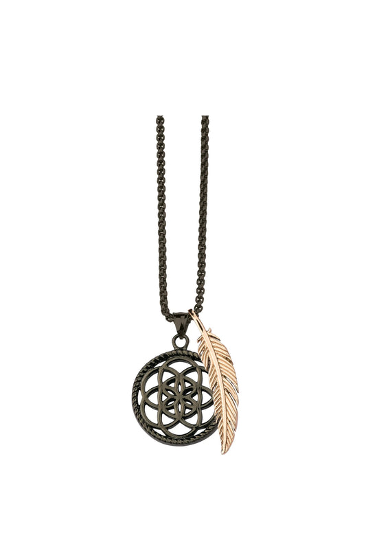 Dreamcatcher Ketting Flower Set TFS02BBR by Jwls4u