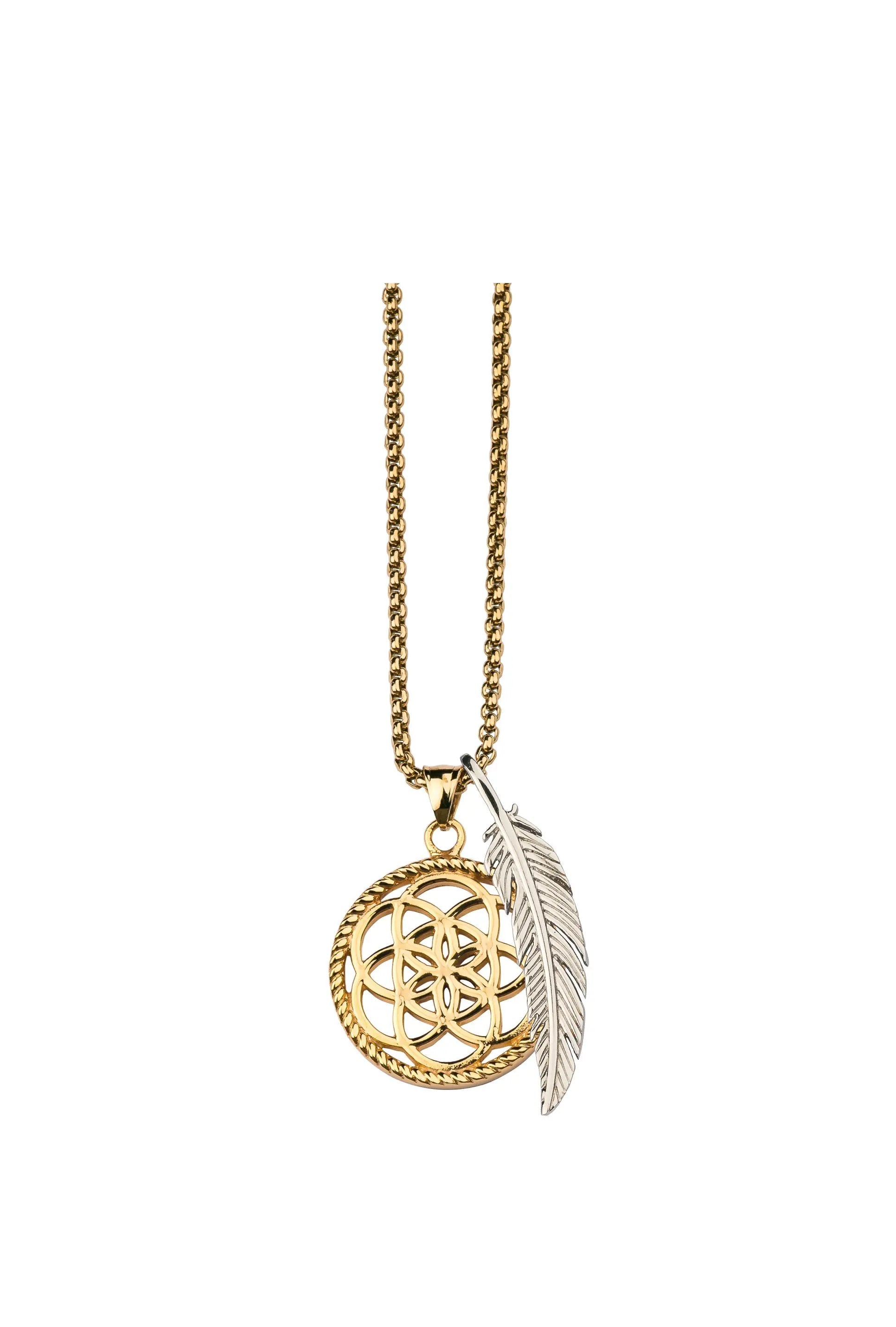 Dreamcatcher Ketting Flower Set TFS02GGS by Jwls4u