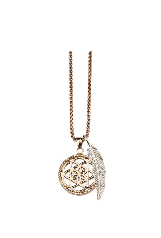 Dreamcatcher Ketting Flower Set TFS02RRS by Jwls4u