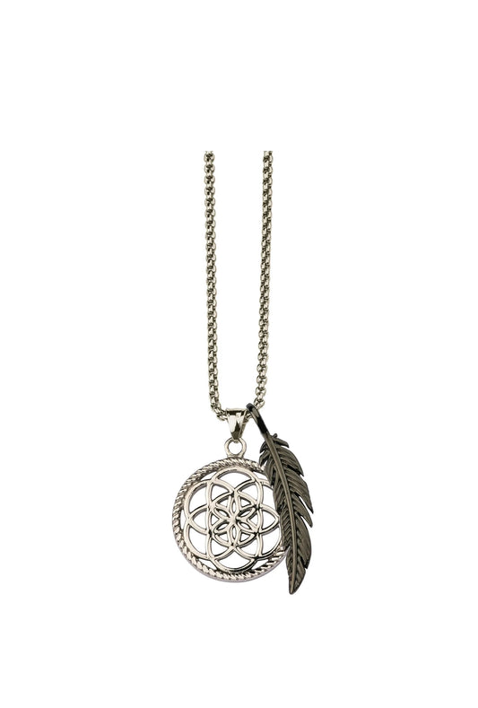 Dreamcatcher Ketting Flower Set TFS02SSB by Jwls4u