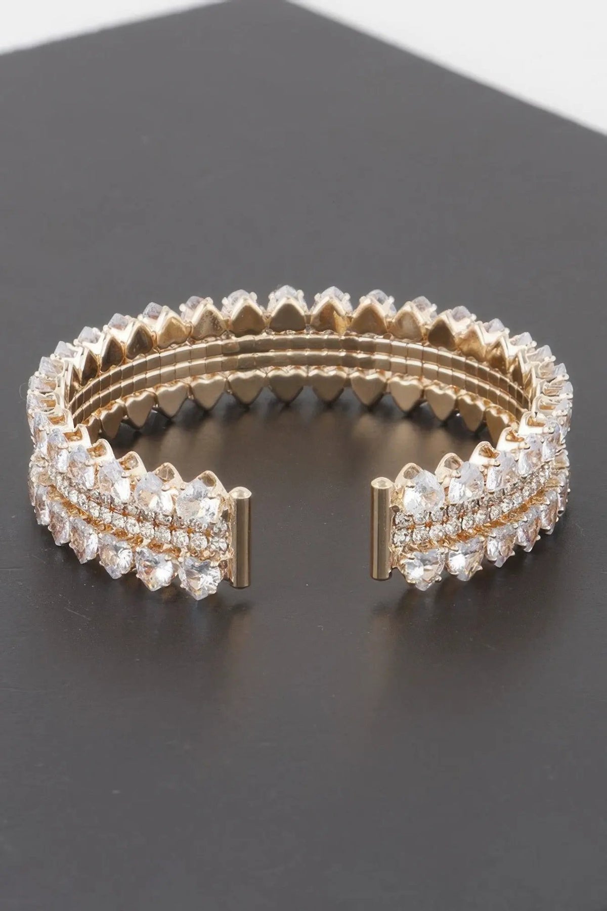 THE VESSEL Double Jeweled Cuff Bracelet: NYFW BYMANYC ® New York by BYMANYC ® New York