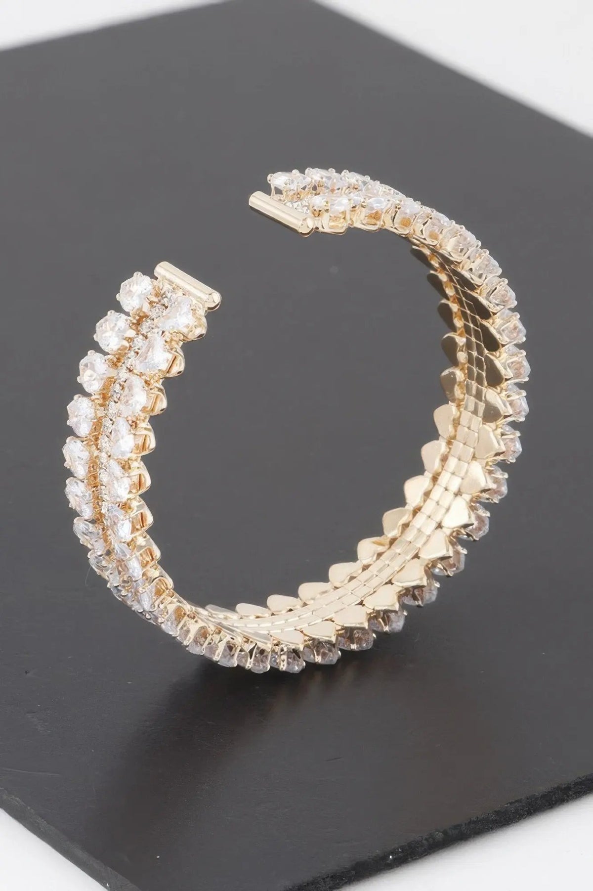 THE VESSEL Double Jeweled Cuff Bracelet: NYFW BYMANYC ® New York by BYMANYC ® New York