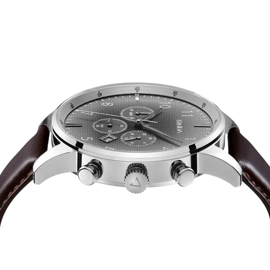 Trnda Men's Stainless Steel Watch, Gray Dial | Trnda43mm by TRNDA