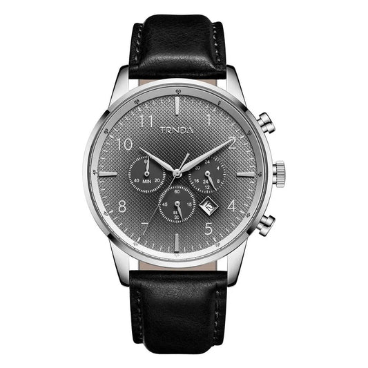 Trnda Men's Stainless Steel Watch, Gray Dial | Trn-Ss43g by TRNDA