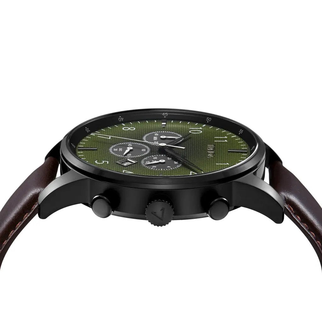 Trnda Men's Stainless Steel Watch, Green Dial | Trn-Ss43b by TRNDA