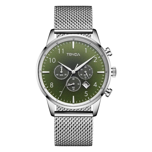 Trnda Men's Stainless Steel Watch, Gradient Seaweed Green Dial | Trnda43ss by TRNDA