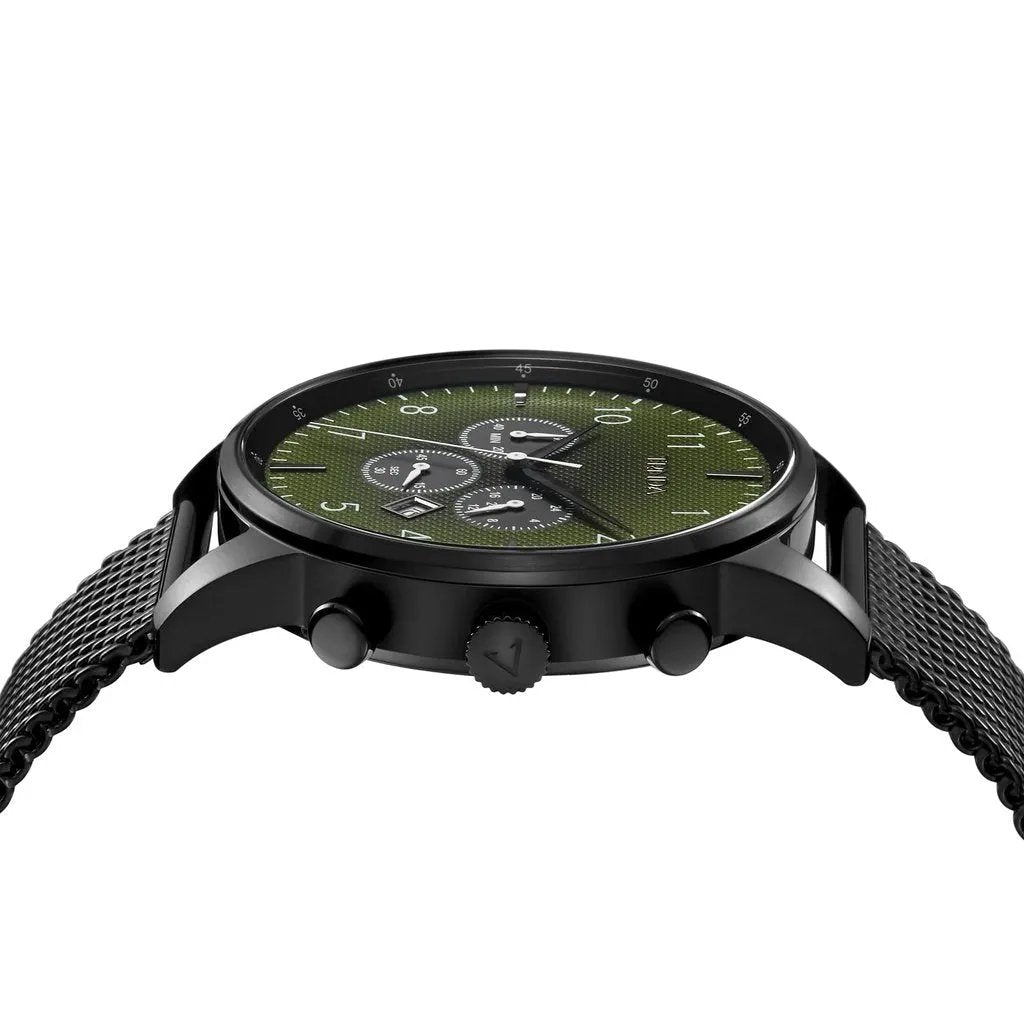 Trnda Men's Stainless Steel Watch, Black Mesh Band | Trnda-001 by TRNDA