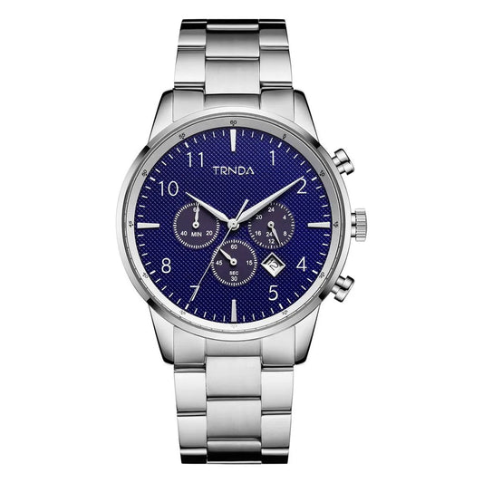 Trnda Men's Stainless Steel Watch, Dark Blue Dial | Tsw43sdb by TRNDA