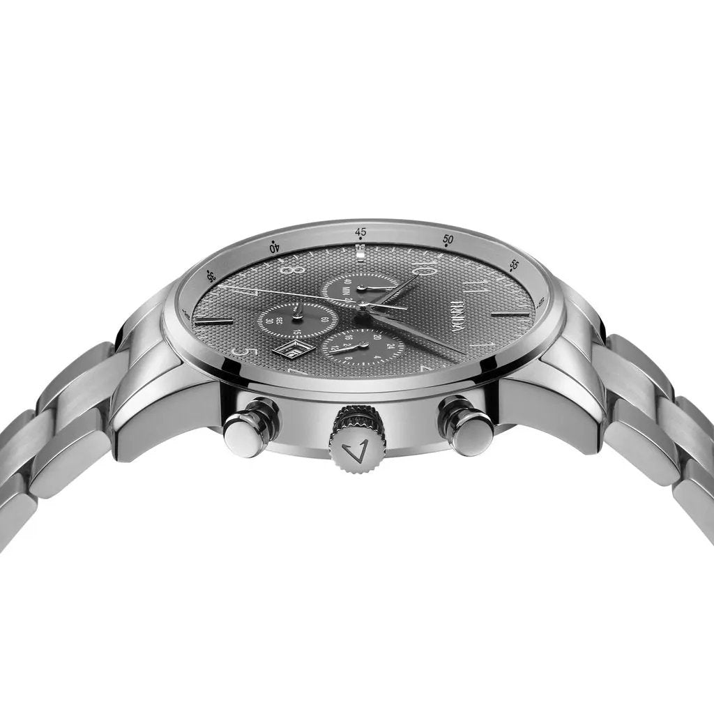 Trnda Men's Stainless Steel Watch, Gradient Gray Dial | Trn-Ss43 by TRNDA