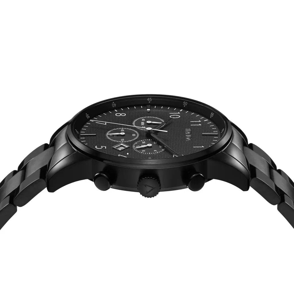 Trnda Men's Stainless Steel Watch, Black Dial | Trn-Ss43mm by TRNDA